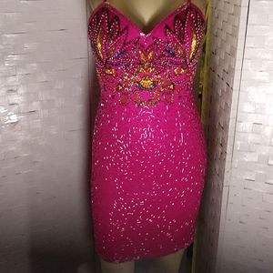 Silk Beaded Dress